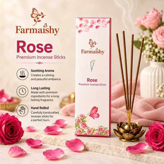 Farmaishy Rose Incense/Agarbatti