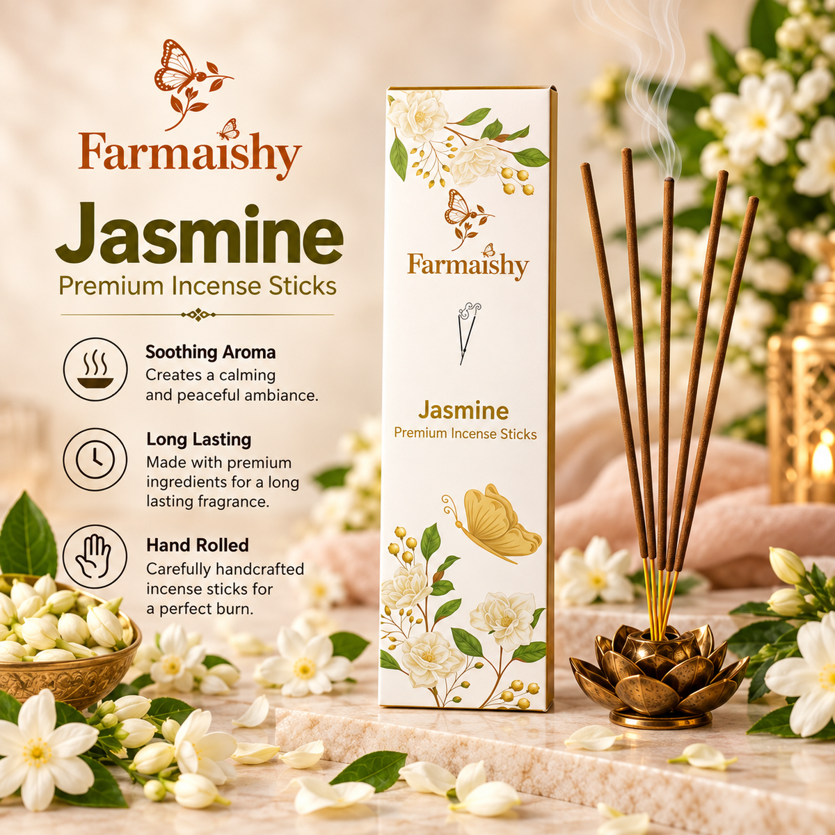 Farmaishy Jasmine Incense/Agarbatti