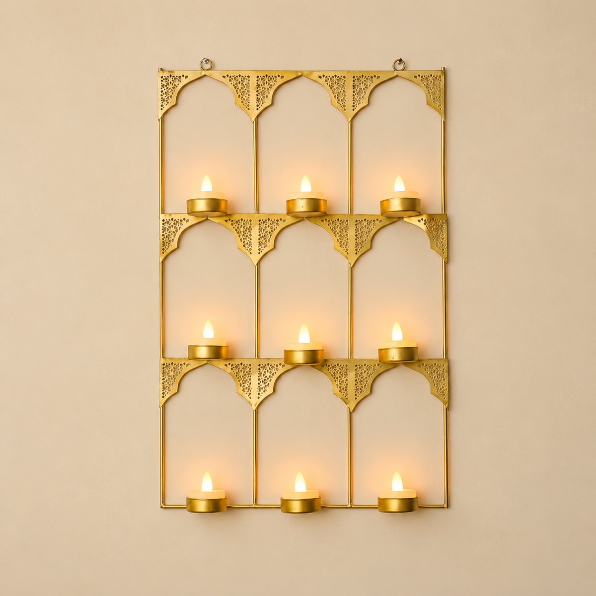 Jharokha Hanging T-light Wall Hanging