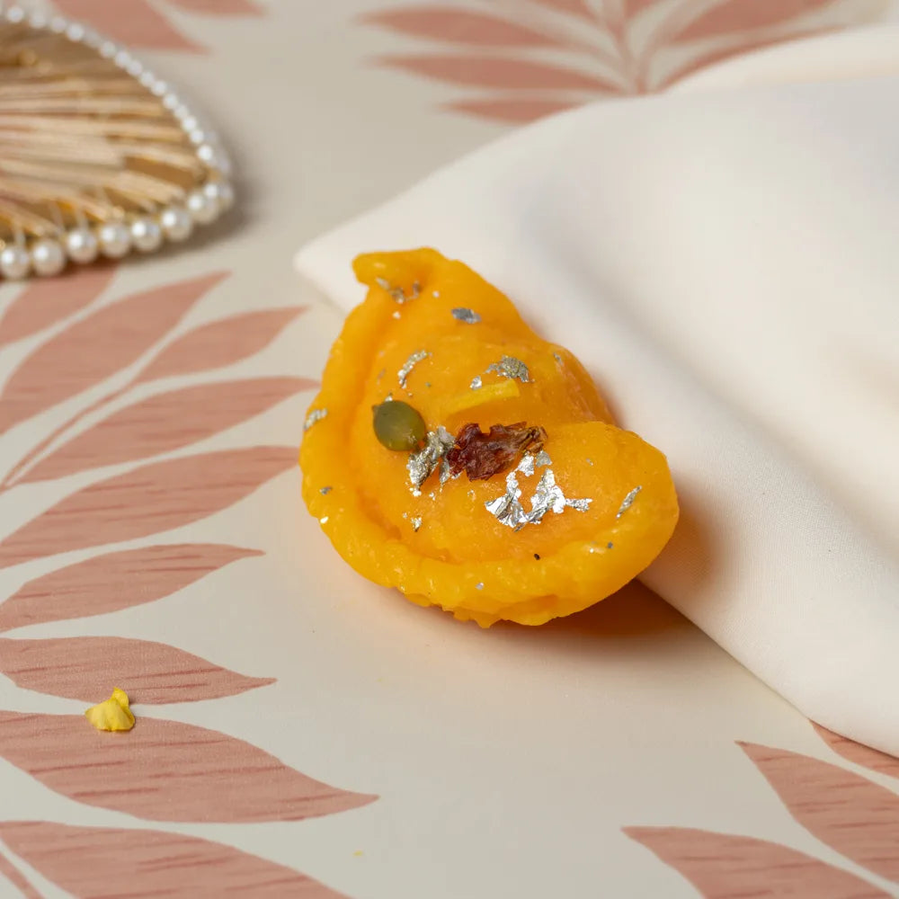 Farmaishy Sweet Gujiya Candle Set of 2
