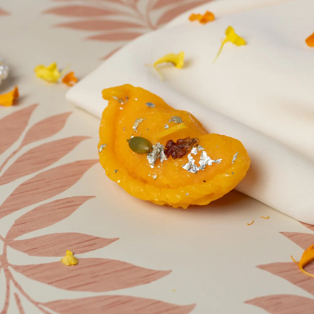 Farmaishy Sweet Gujiya Candle Set of 2