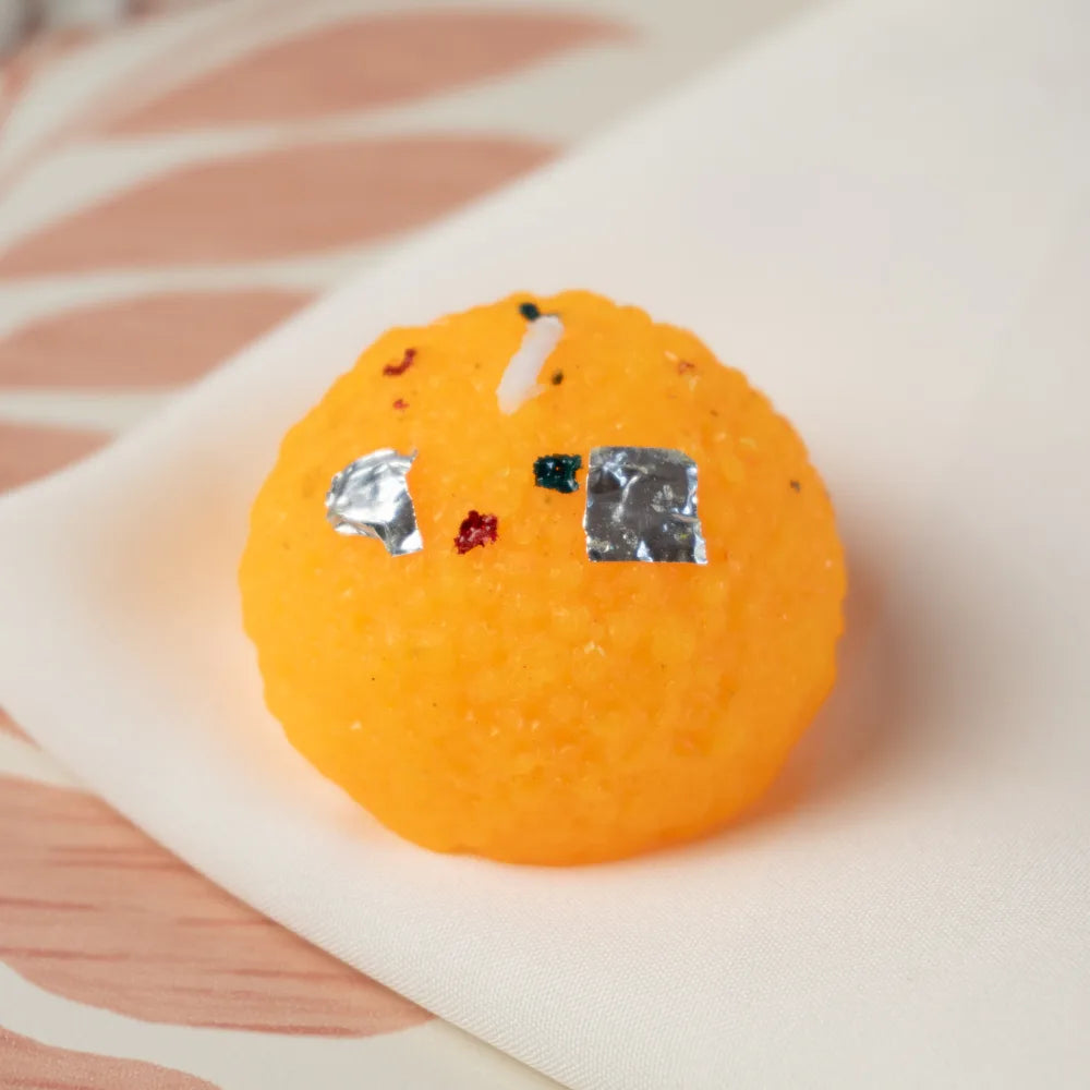 Farmaishy Sweet Laddu Candle Set of 4