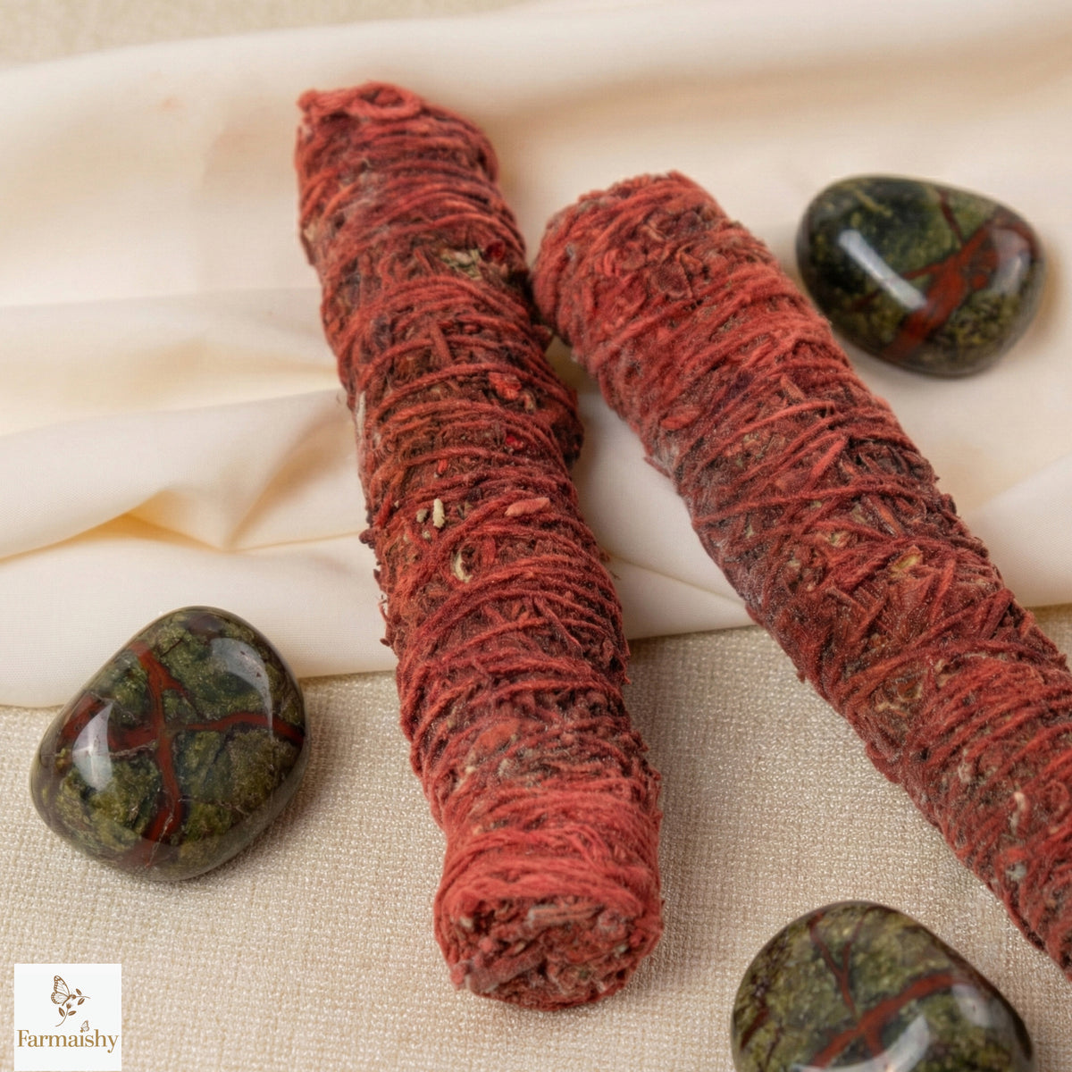 Farmaishy Dragon Blood Sage Smudge Stick for Cleansing & Purification