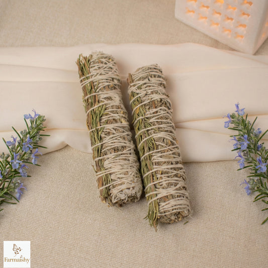 Farmaishy Rosemary & Sage Smudge Stick for Cleansing & Purification