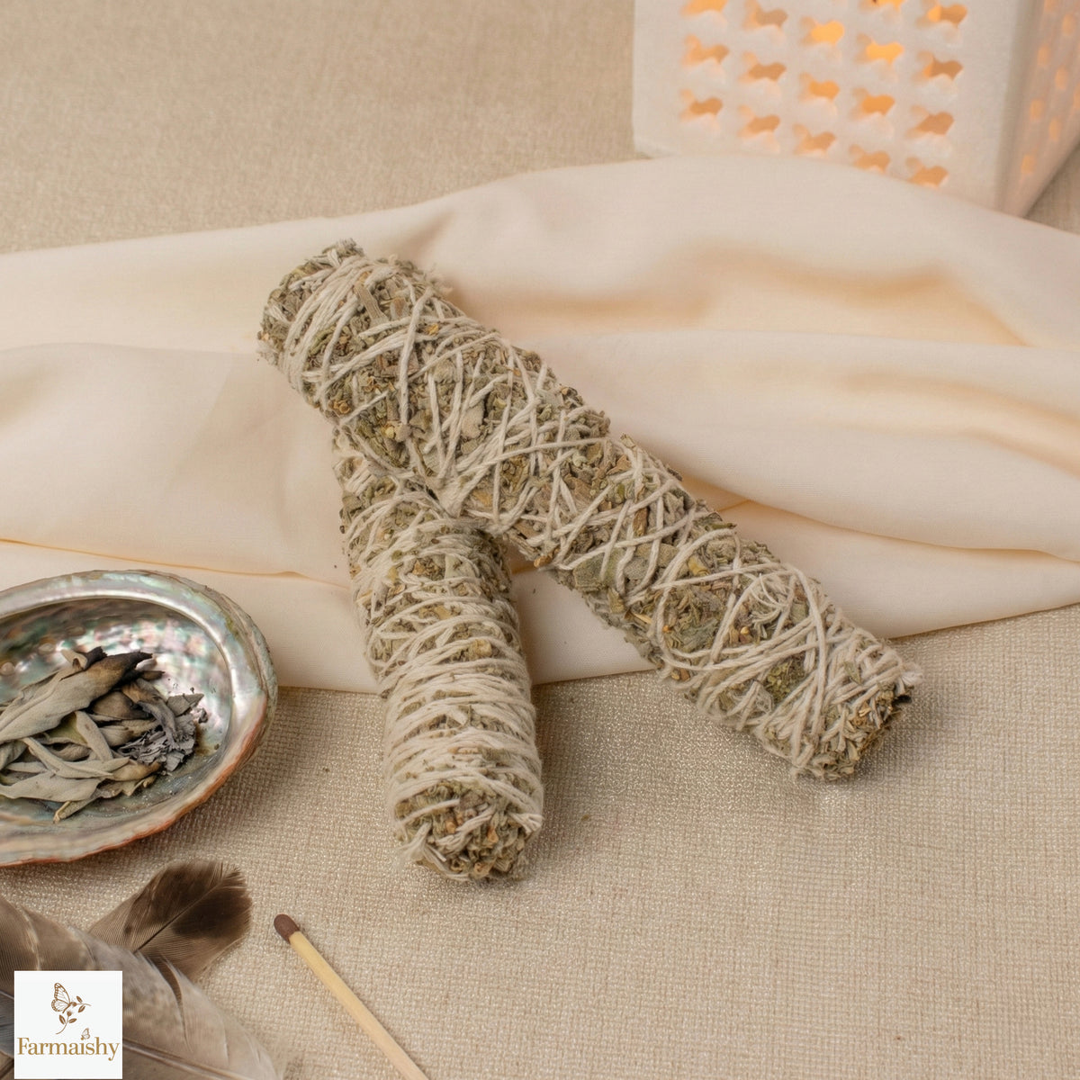 White California Sage Smudge Bundle for Energy Cleansing (Set of 2)