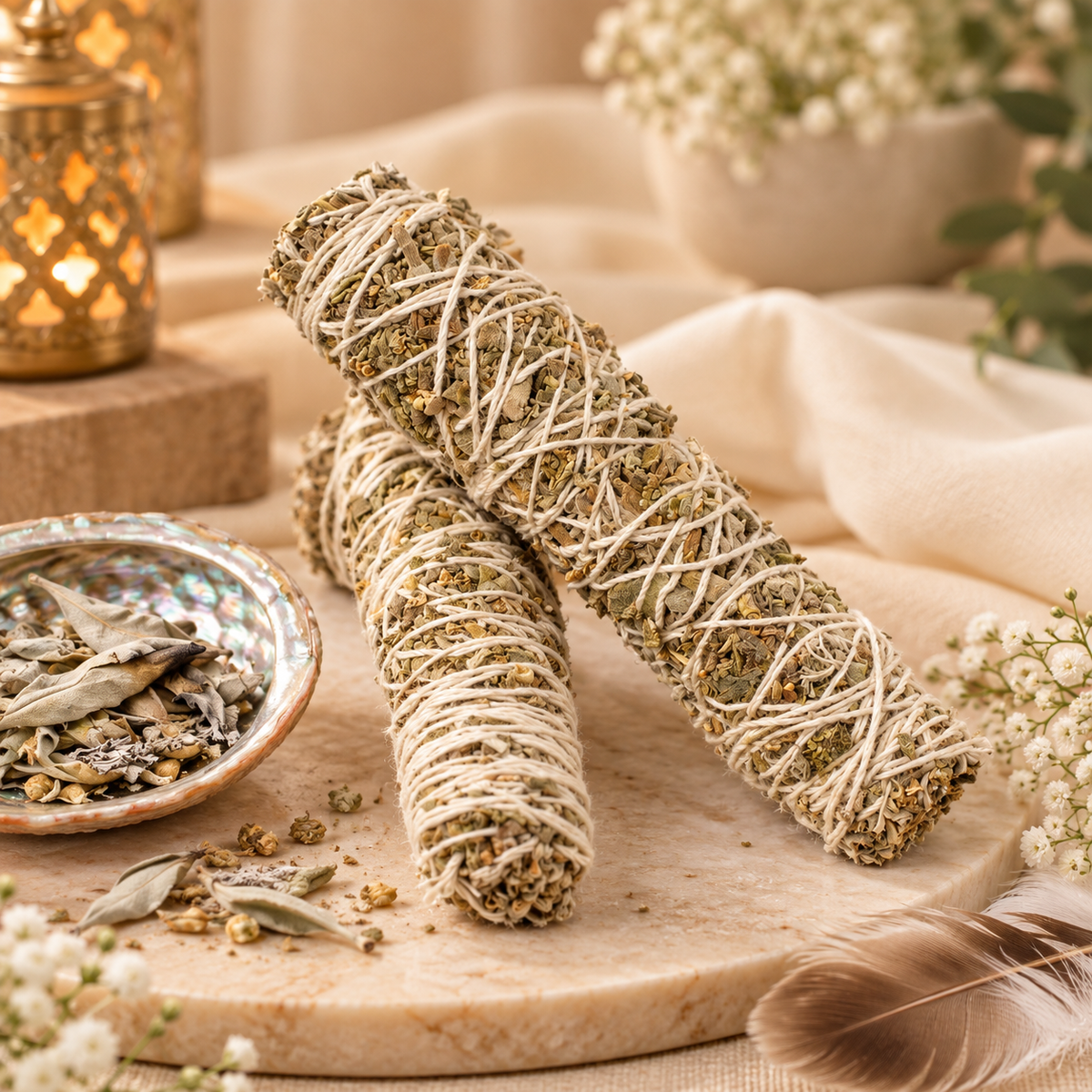 White California Sage Smudge Bundle for Energy Cleansing (Set of 2)